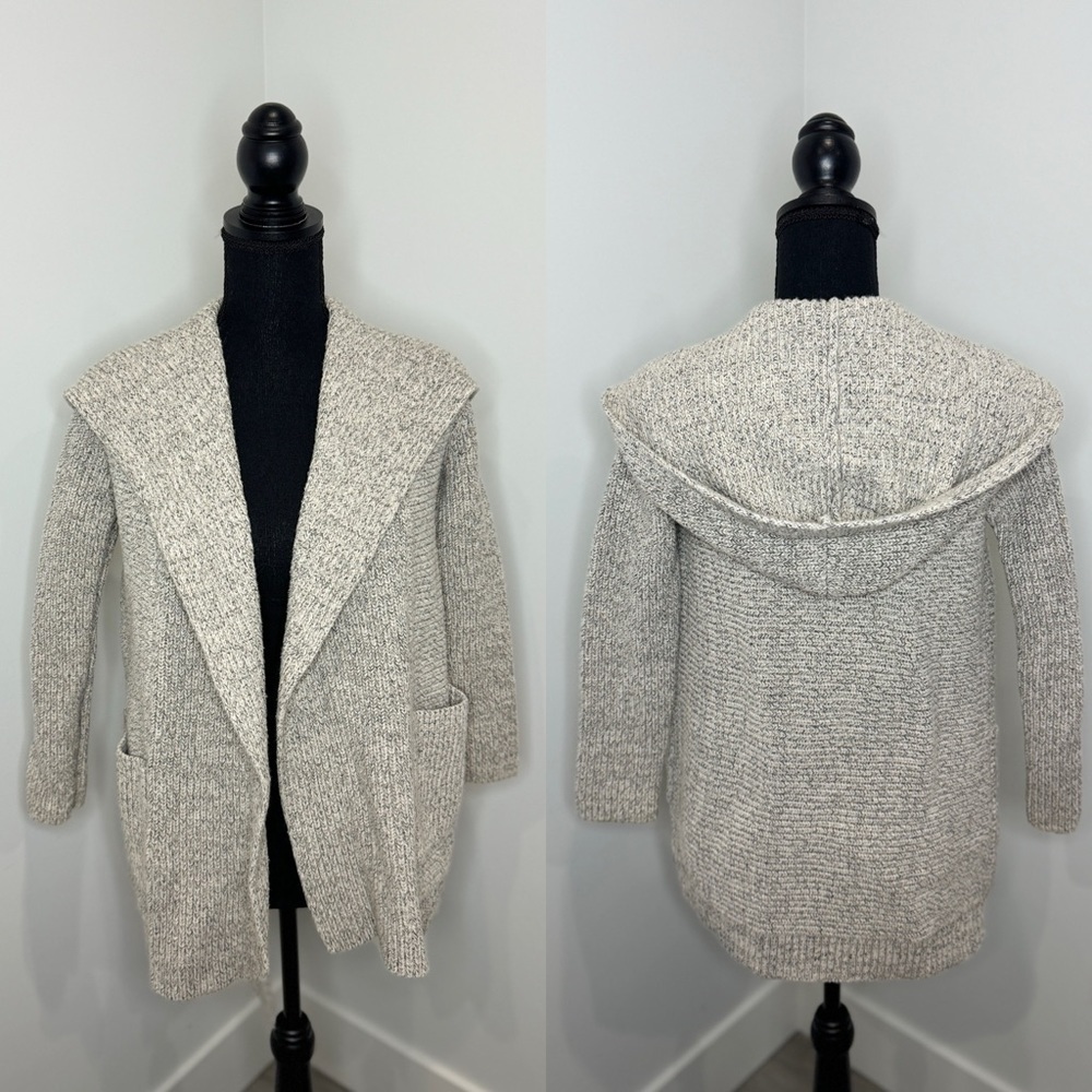 Banana Republic Hooded Wool Blend Thick Long Sleeve Cardigan with Pockets (XS)